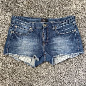 Aqua High Waisted Denim Shorts